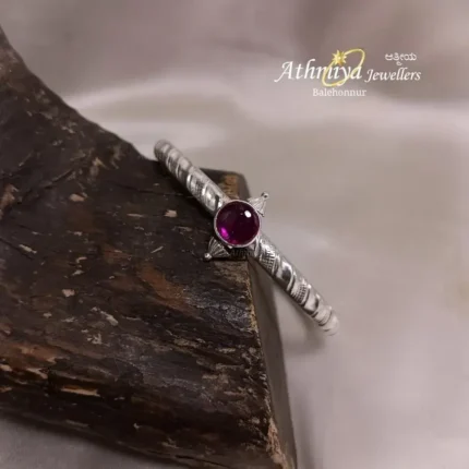 92.5 SILVER SINGLE BANGLE AJB SB228