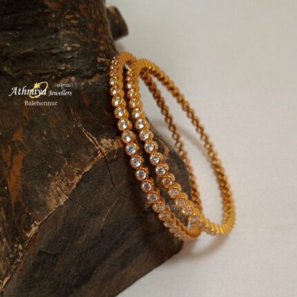 92.5 SILVER DOUBLE BANGLE AJB DB007