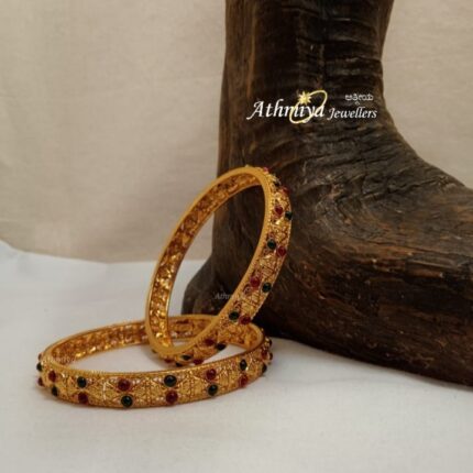 92.5 SILVER DOUBLE BANGLE AJB DB029