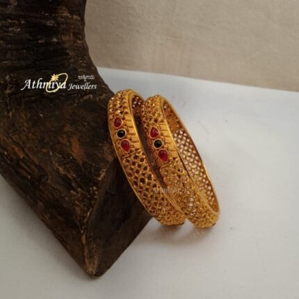 92.5 SILVER DOUBLE BANGLE AJB DB033