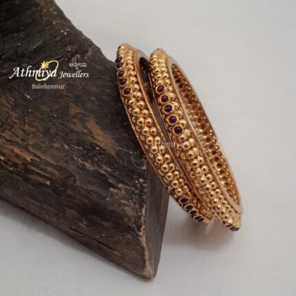 92.5 SILVER DOUBLE BANGLE AJB DB040