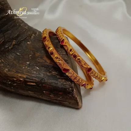 92.5 SILVER DOUBLE BANGLE AJB DB068