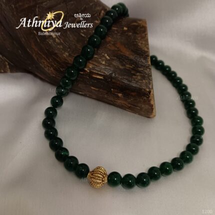 92.5 SILVER BEADS NECKLACE AJB B322