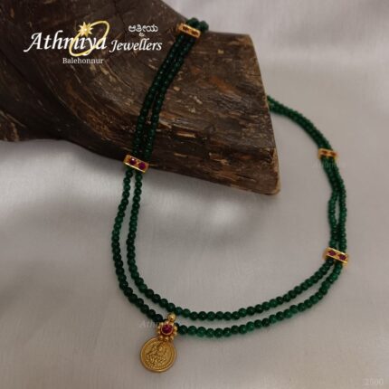 92.5 SILVER BEADS NECKLACE AJB B335