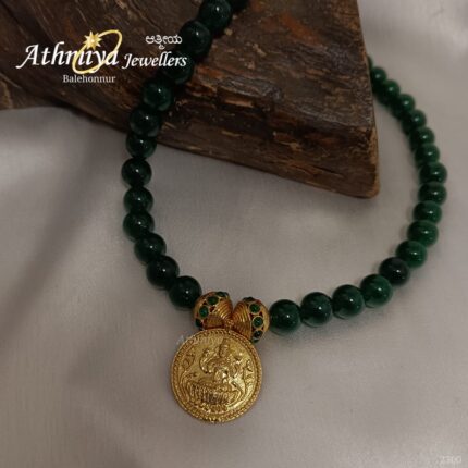 92.5 SILVER BEADS NECKLACE AJB B311