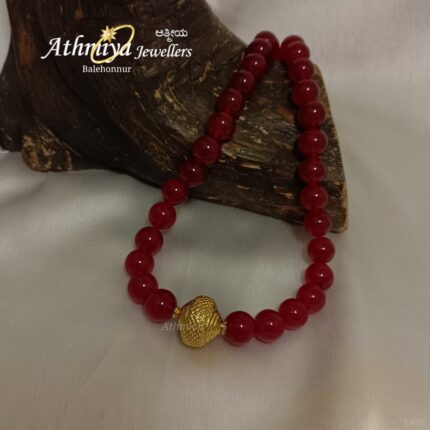 92.5 SILVER BEADS NECKLACE AJB B333