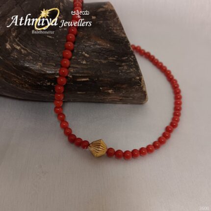 92.5 SILVER BEADS NECKLACE AJB B327