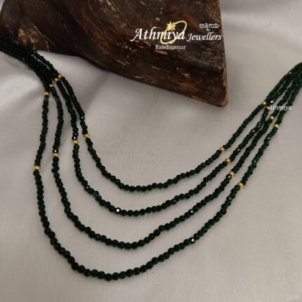 92.5 SILVER BEADS NECKLACE AJB B312
