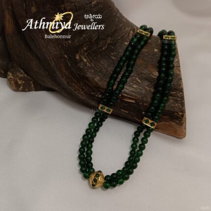 92.5 SILVER BEADS NECKLACE AJB B338