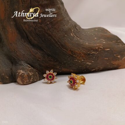 92.5 SILVER EAR STUD AJB ES896