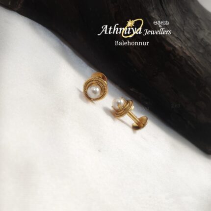 92.5 SILVER EAR STUD AJB ES1027