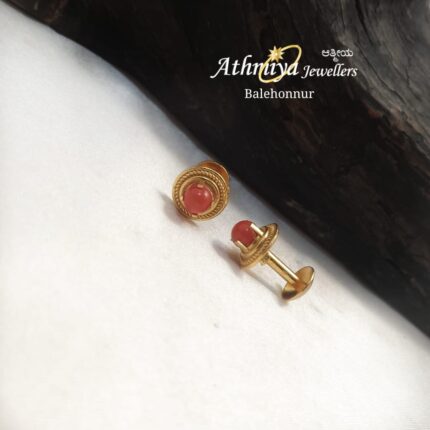 92.5 SILVER EAR STUD AJB ES1026