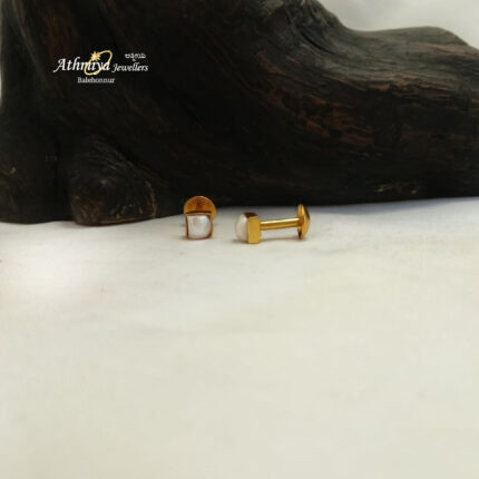 92.5 SILVER EAR STUD AJB ES1043