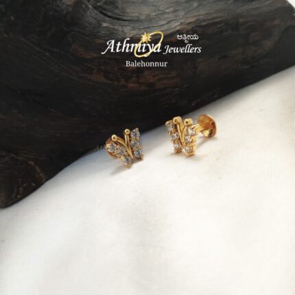 92.5 SILVER EAR STUD AJB ES900