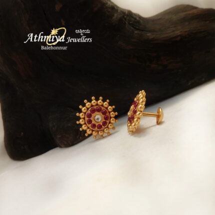 92.5 SILVER EAR STUD AJB ES1029