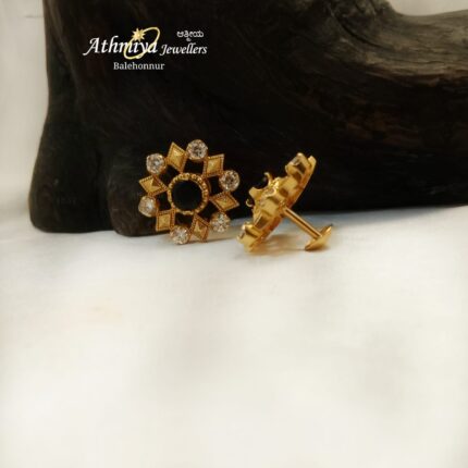 92.5 SILVER EAR STUD AJB ES1028