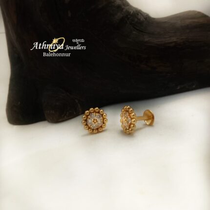 92.5 SILVER EAR STUD AJB ES1034