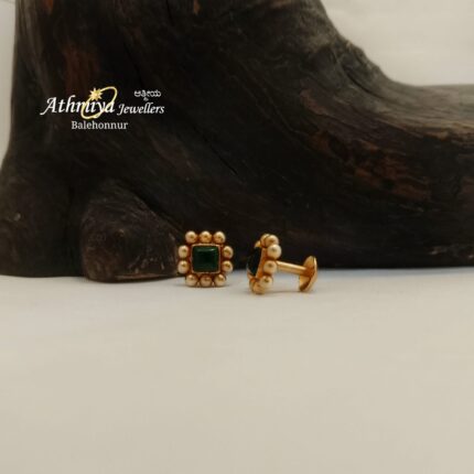 92.5 SILVER EAR STUD AJB ES108