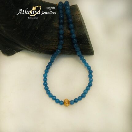 92.5 SILVER BEADS NECKLACE AJB B062