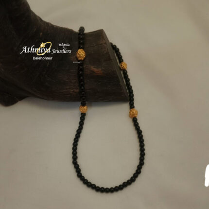 92.5 SILVER BEADS NECKLACE AJB B061