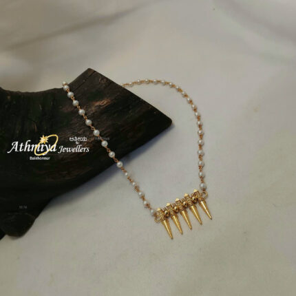 92.5 SILVER PEARL NECKLACE AJB PN135