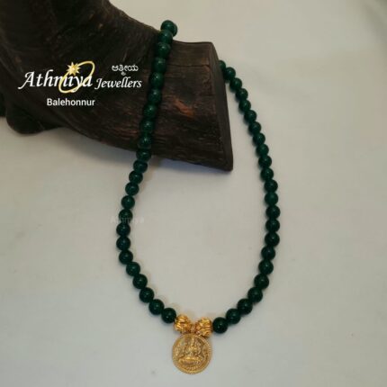 92.5 SILVER BEADS NECKALCE AJB B049
