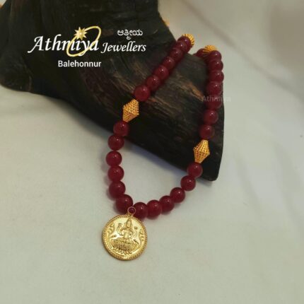 92.5 SILVER BEADS NECKALCE AJB B053