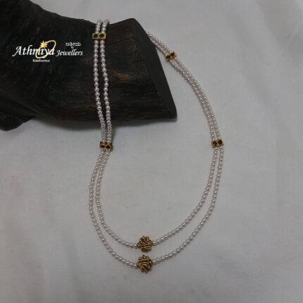 92.5 SILVER PEARL NECKLACE AJB PN133