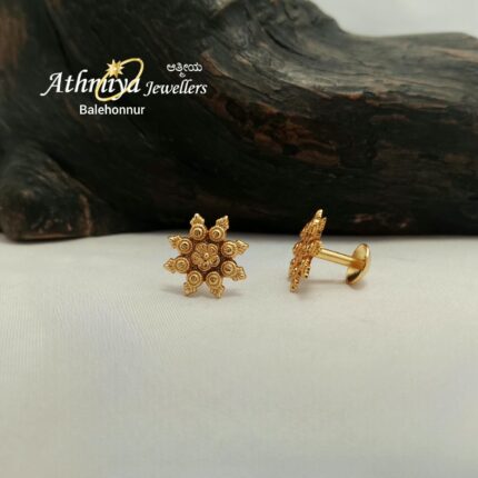92.5 SILVER EAR STUD AJB ES944