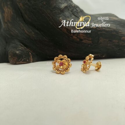92.5 SILVER EAR STUD AJB ES934