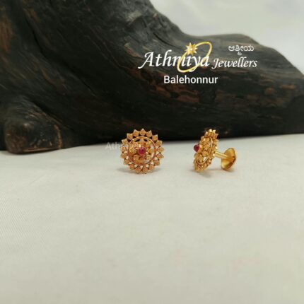 92.5 SILVER EAR STUD AJB ES930
