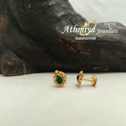 92.5 SILVER EAR STUD AJB ES927
