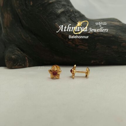 92.5 SILVER EAR STUD AJB ES923