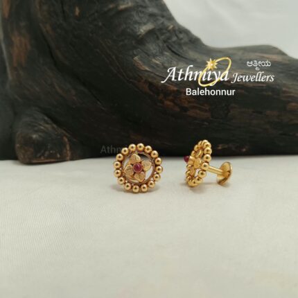92.5 SILVER EAR STUD AJB ES922
