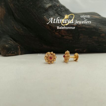 92.5 SILVER EAR STUD AJB ES921